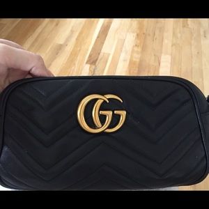 Gucci Marmont Matelasse Small Chevron Bag